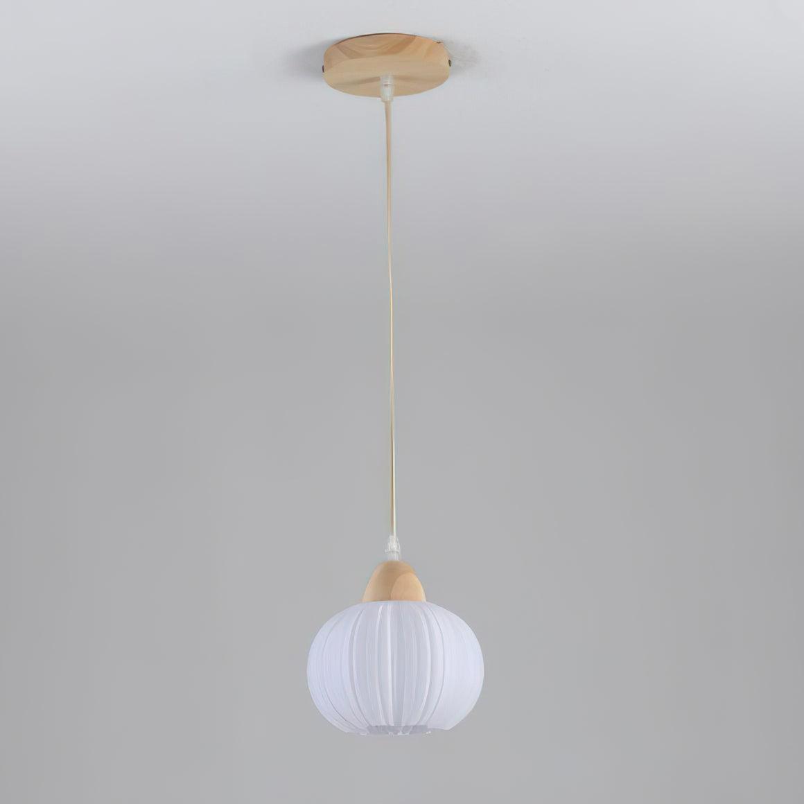 Pumpkin nowoczesna lampa wisząca ze szkła