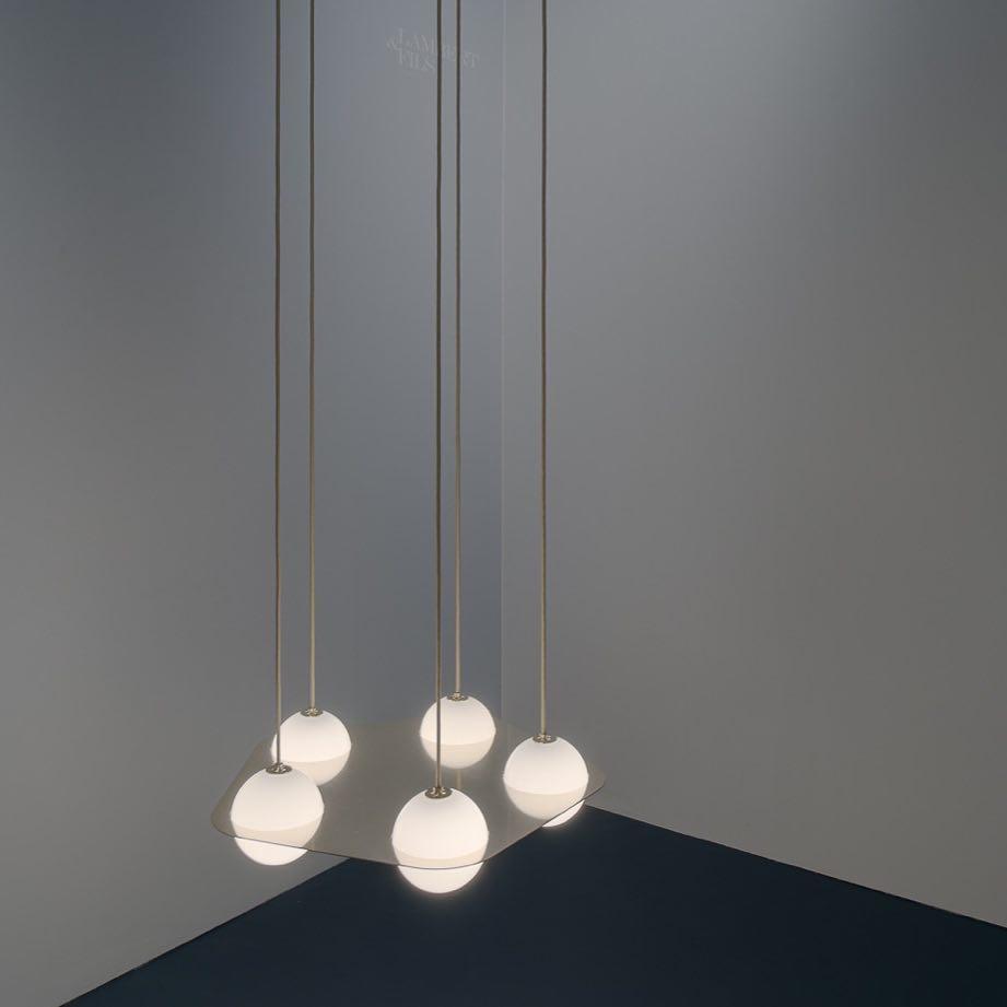 Irenol czarna lampa wisząca w stylu nowoczesnym Laurent