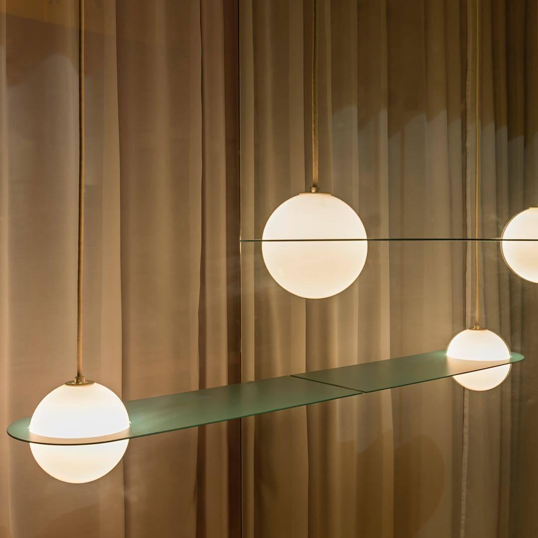 Irenol czarna lampa wisząca w stylu nowoczesnym Laurent