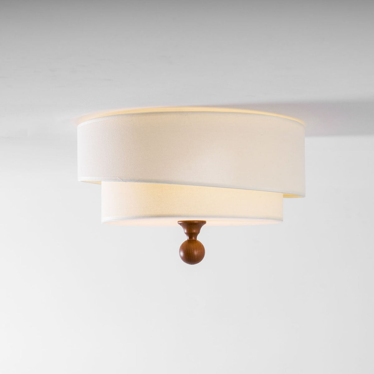 Serelira Dovemont wielowarstwowa lampa sufitowa z płótna