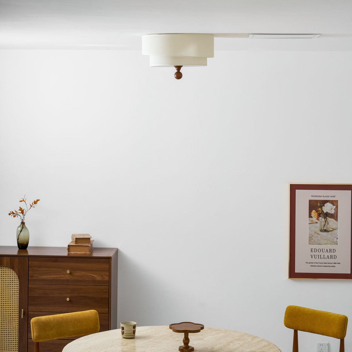 Serelira Dovemont wielowarstwowa lampa sufitowa z płótna