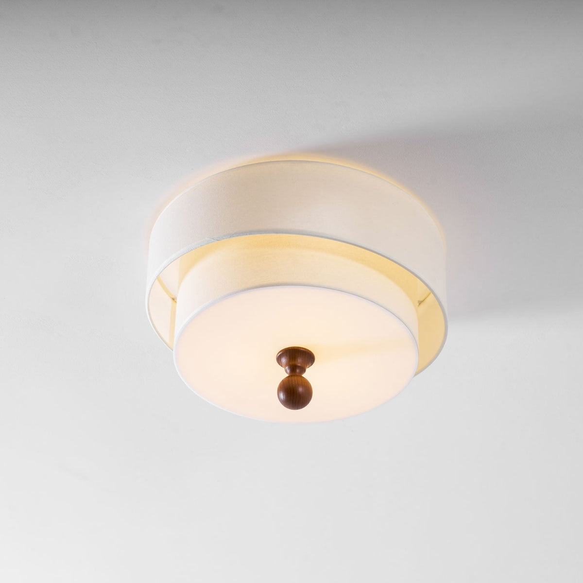 Serelira Dovemont wielowarstwowa lampa sufitowa z płótna