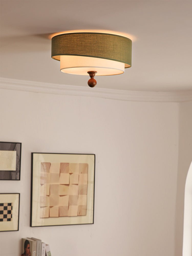 Serelira Dovemont wielowarstwowa lampa sufitowa z płótna