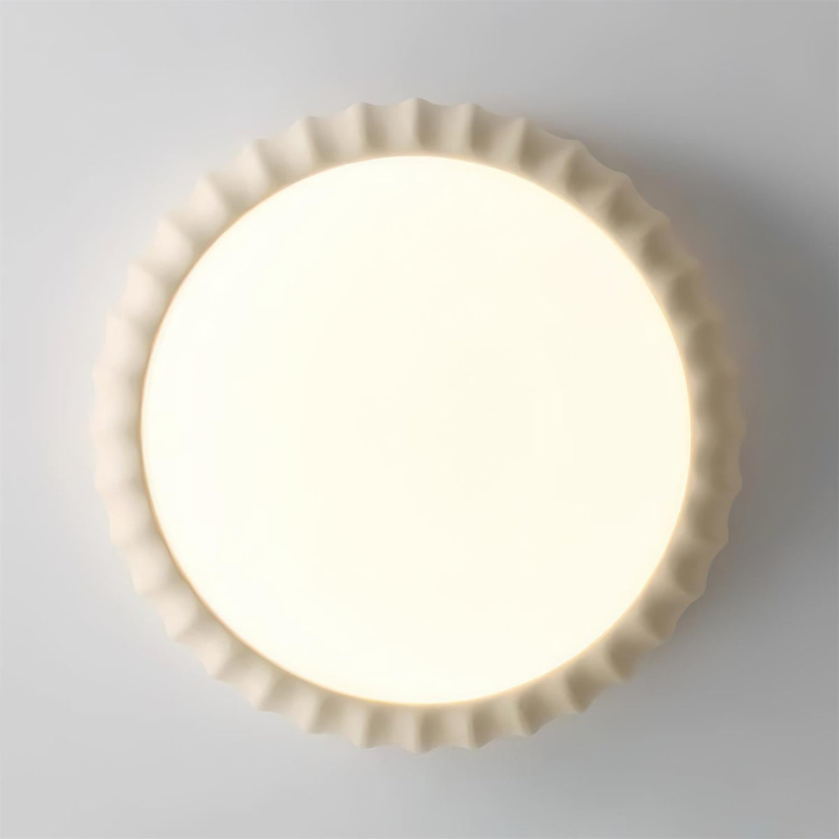 Cielum nowoczesna lampa sufitowa ze sztucznych tworzyw w stylu minimalistycznym z miękkim zielonym wykończeniem