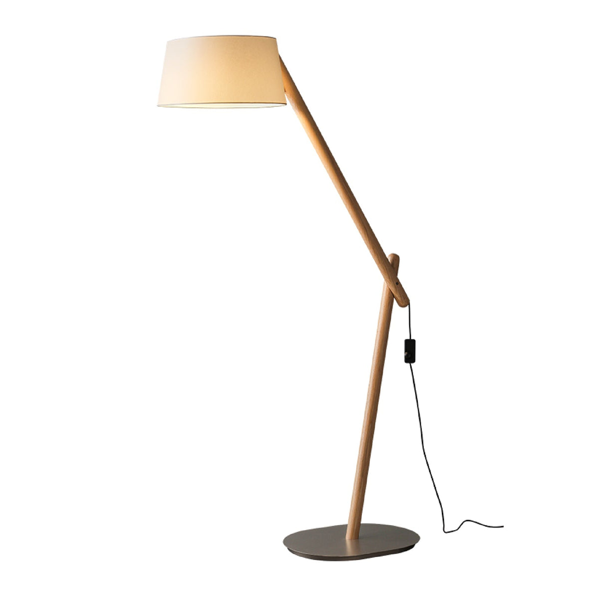 Cethar skandynawska lampa stojąca z płótna