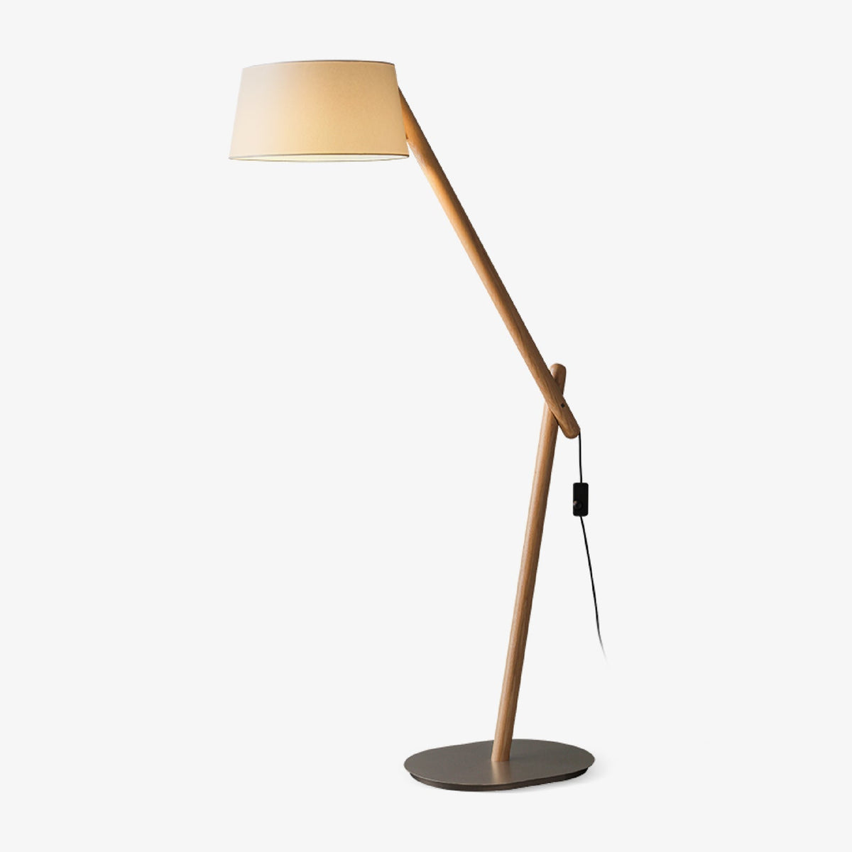 Cethar skandynawska lampa stojąca z płótna