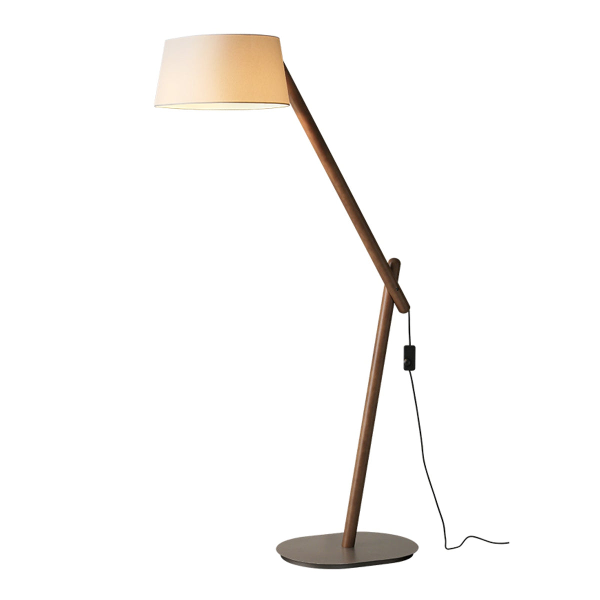 Cethar skandynawska lampa stojąca z płótna