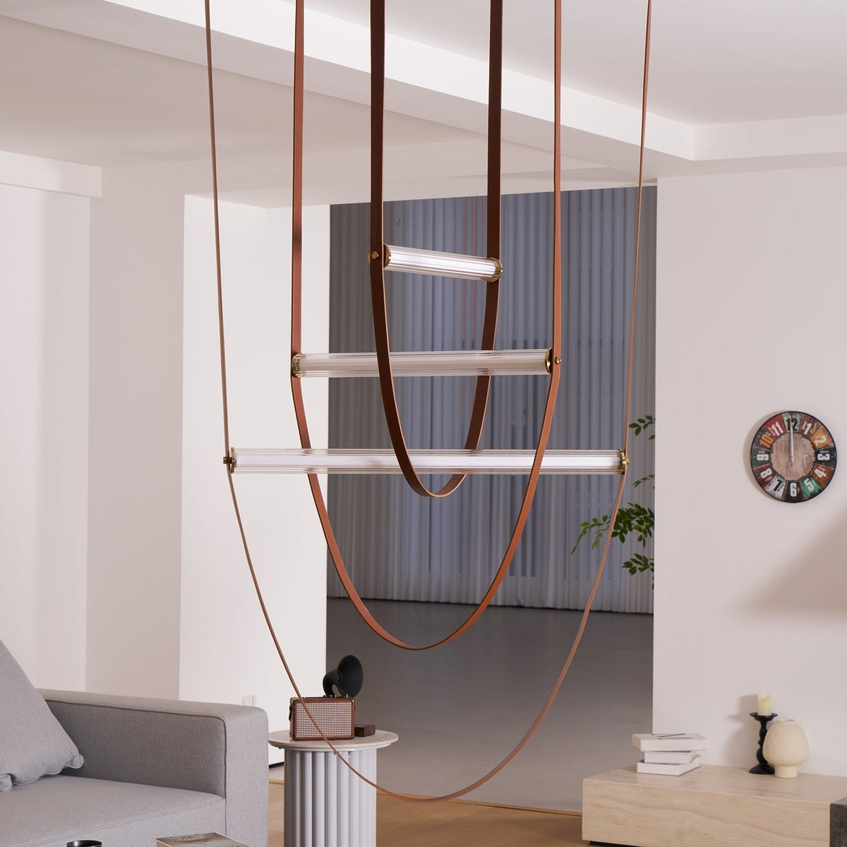 Talinor lampa wisząca z pasem rozpraszającym