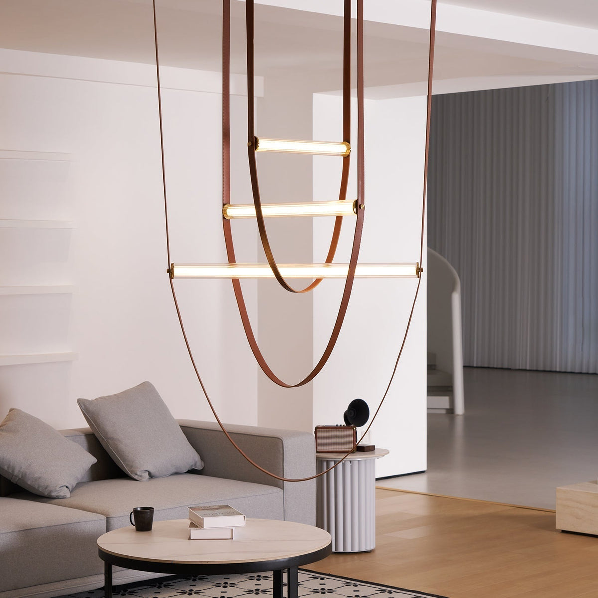 Talinor lampa wisząca z pasem rozpraszającym