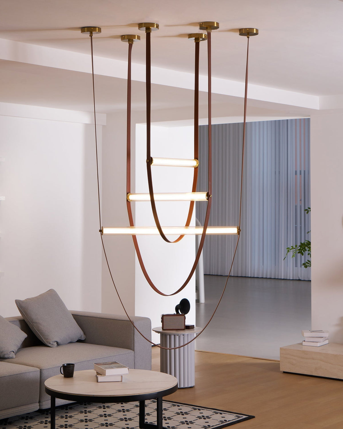 Talinor lampa wisząca z pasem rozpraszającym