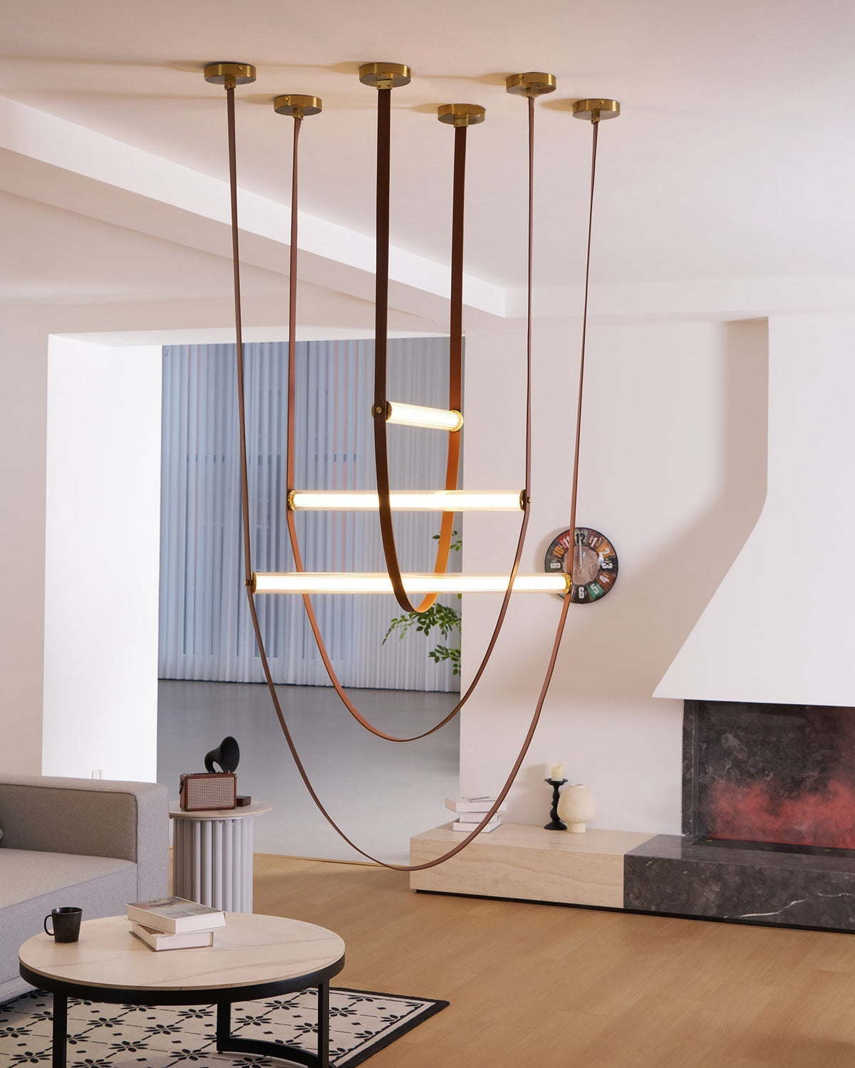Talinor lampa wisząca z pasem rozpraszającym