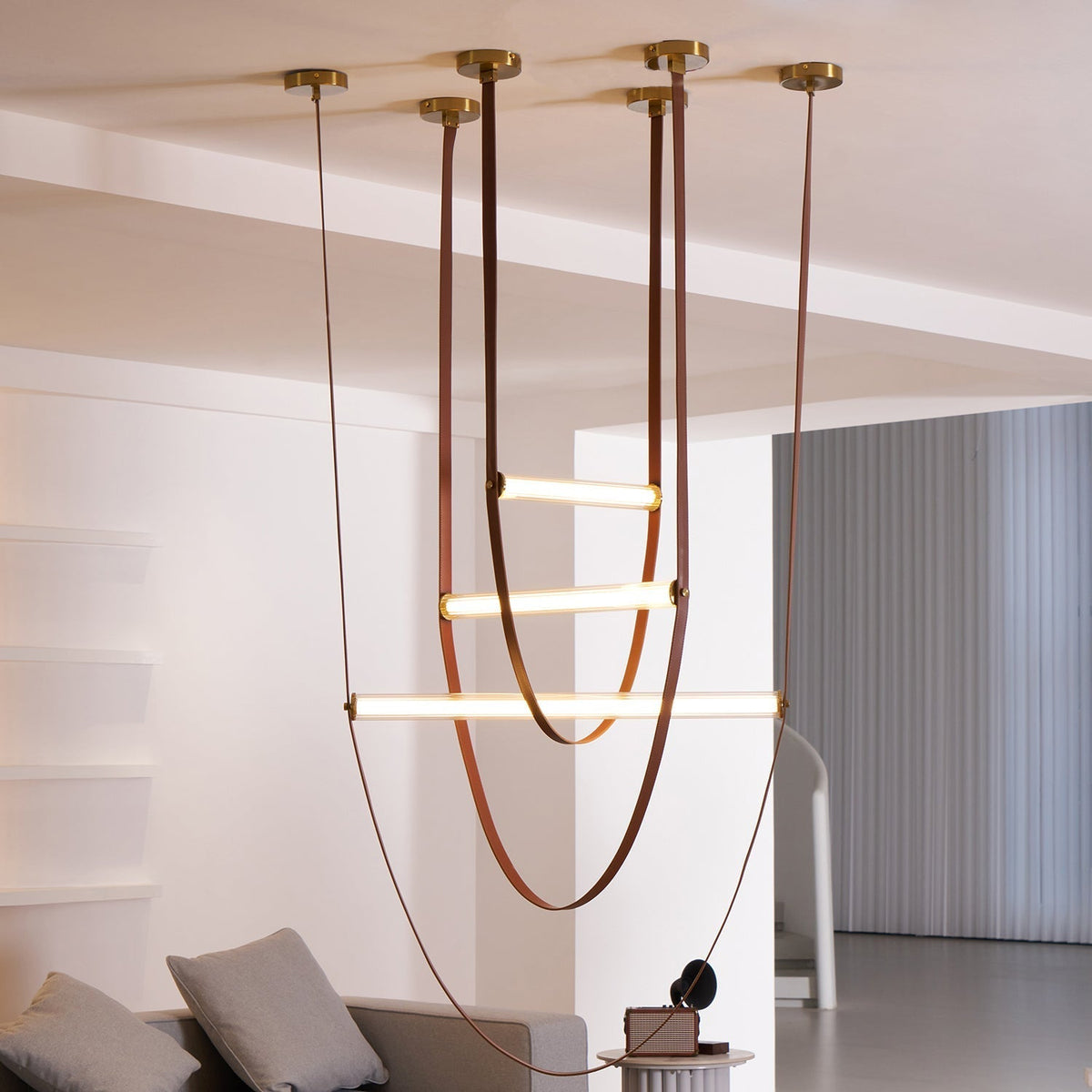 Talinor lampa wisząca z pasem rozpraszającym
