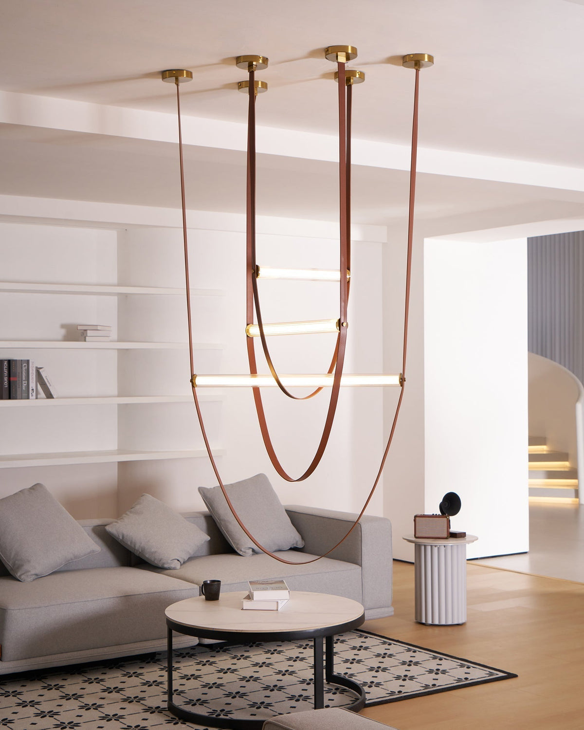 Talinor lampa wisząca z pasem rozpraszającym