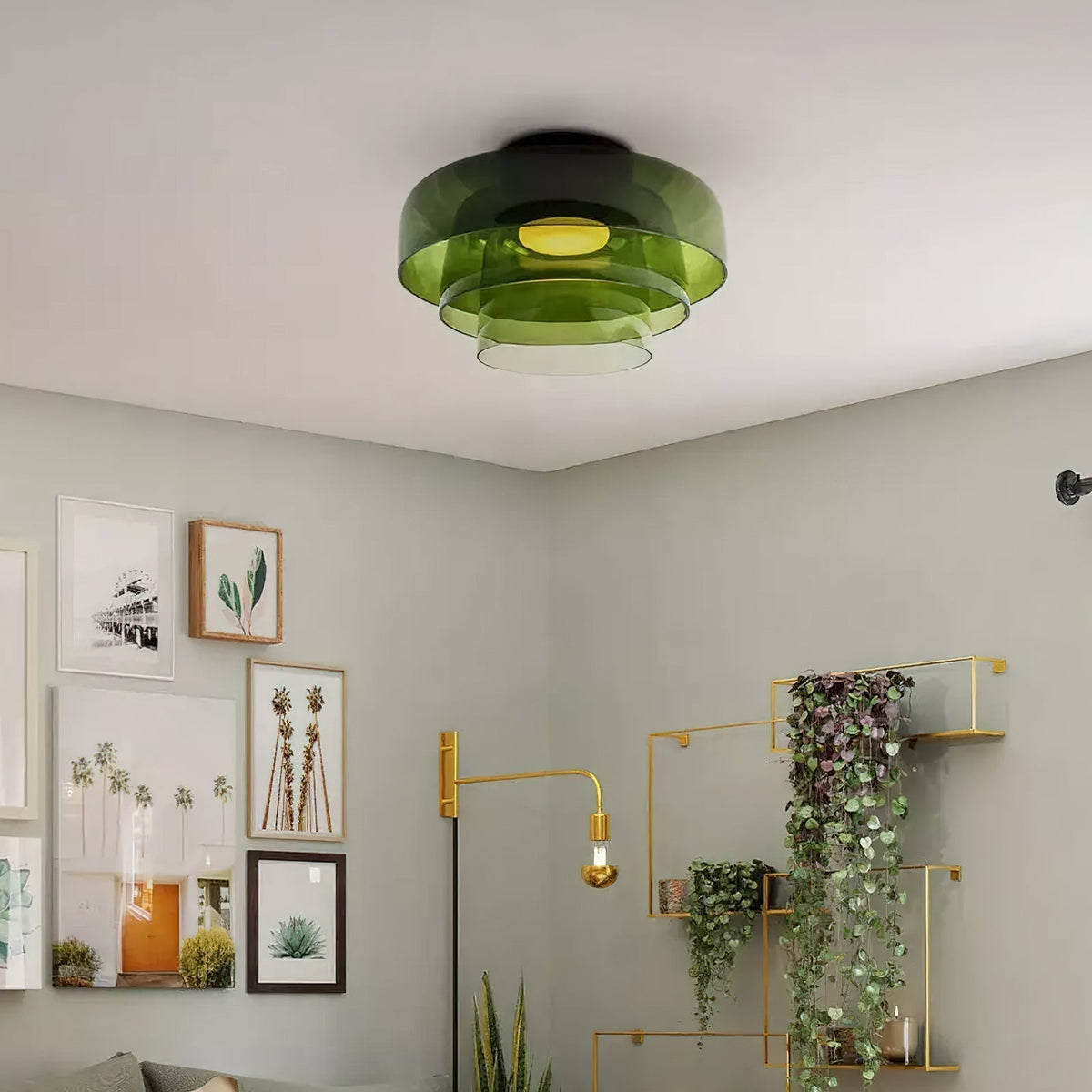 Miroriella lampa sufitowa warstwowo elegancka ciepła