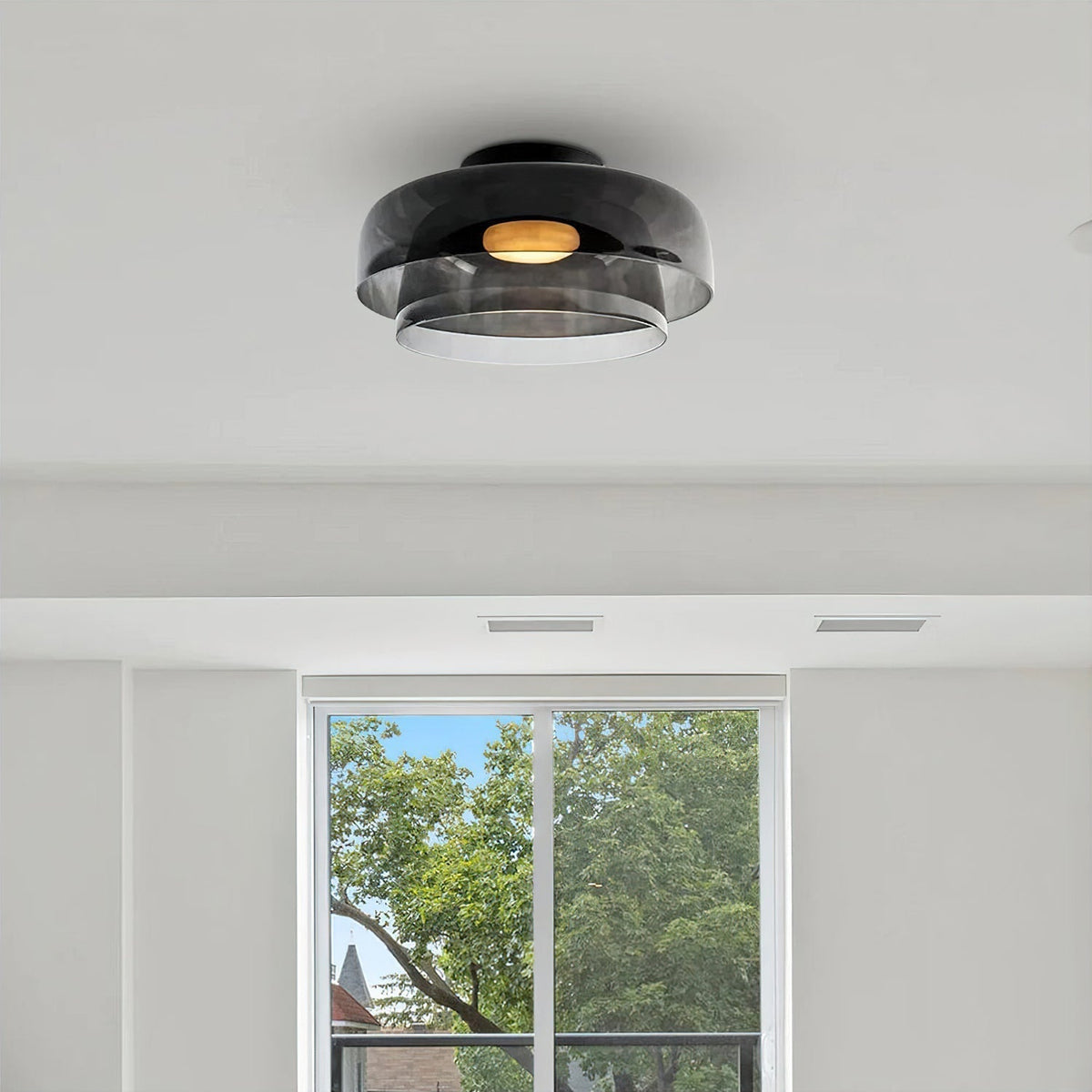 Miroriella lampa sufitowa warstwowo elegancka ciepła
