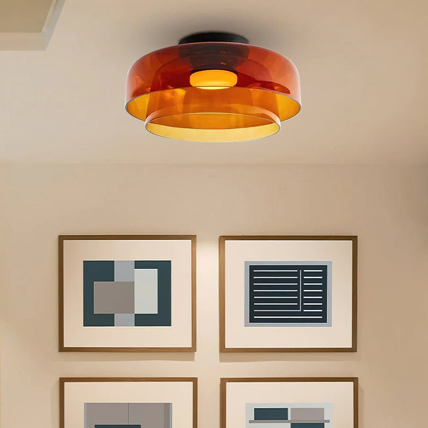 Miroriella lampa sufitowa warstwowo elegancka ciepła