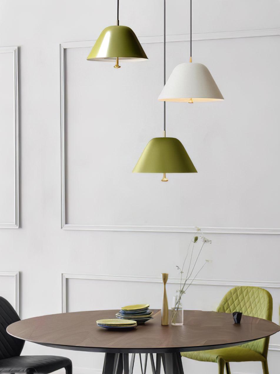 Evir lampa wisząca ze szkła z mosiądzu minimalistyczna