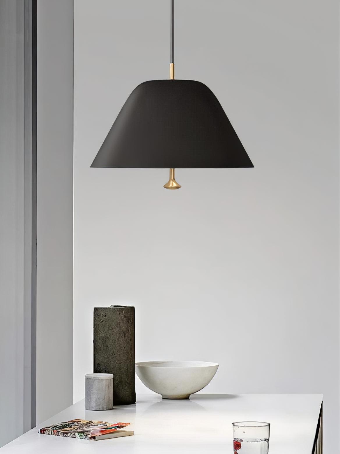 Evir lampa wisząca ze szkła z mosiądzu minimalistyczna