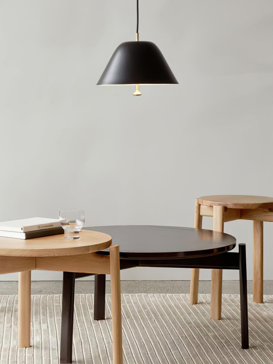 Evir lampa wisząca ze szkła z mosiądzu minimalistyczna