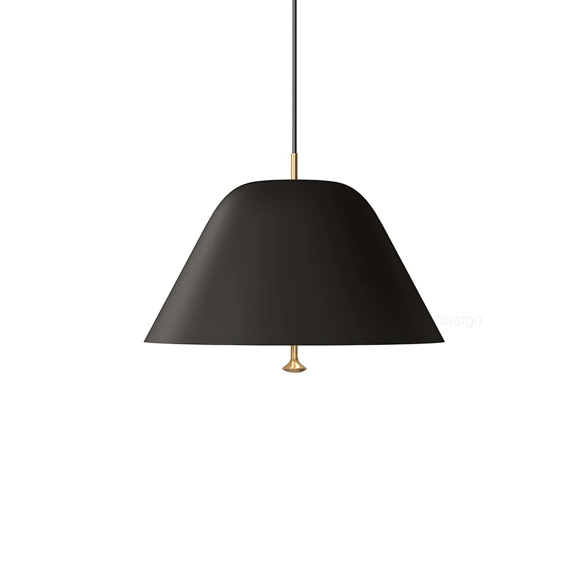 Evir lampa wisząca ze szkła z mosiądzu minimalistyczna