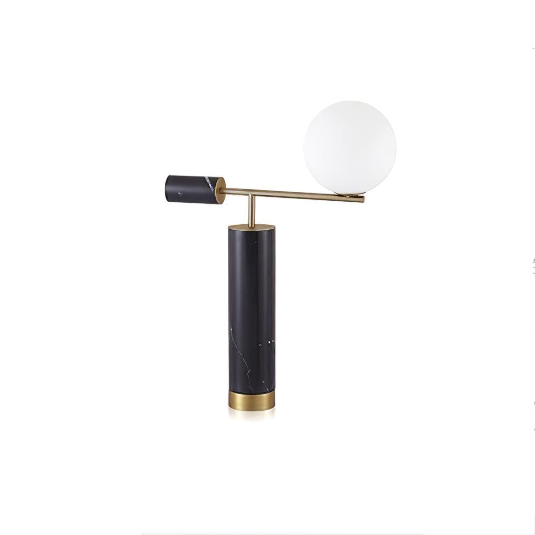 Vathayre minimalistyczna lampa stołowa z marmuru