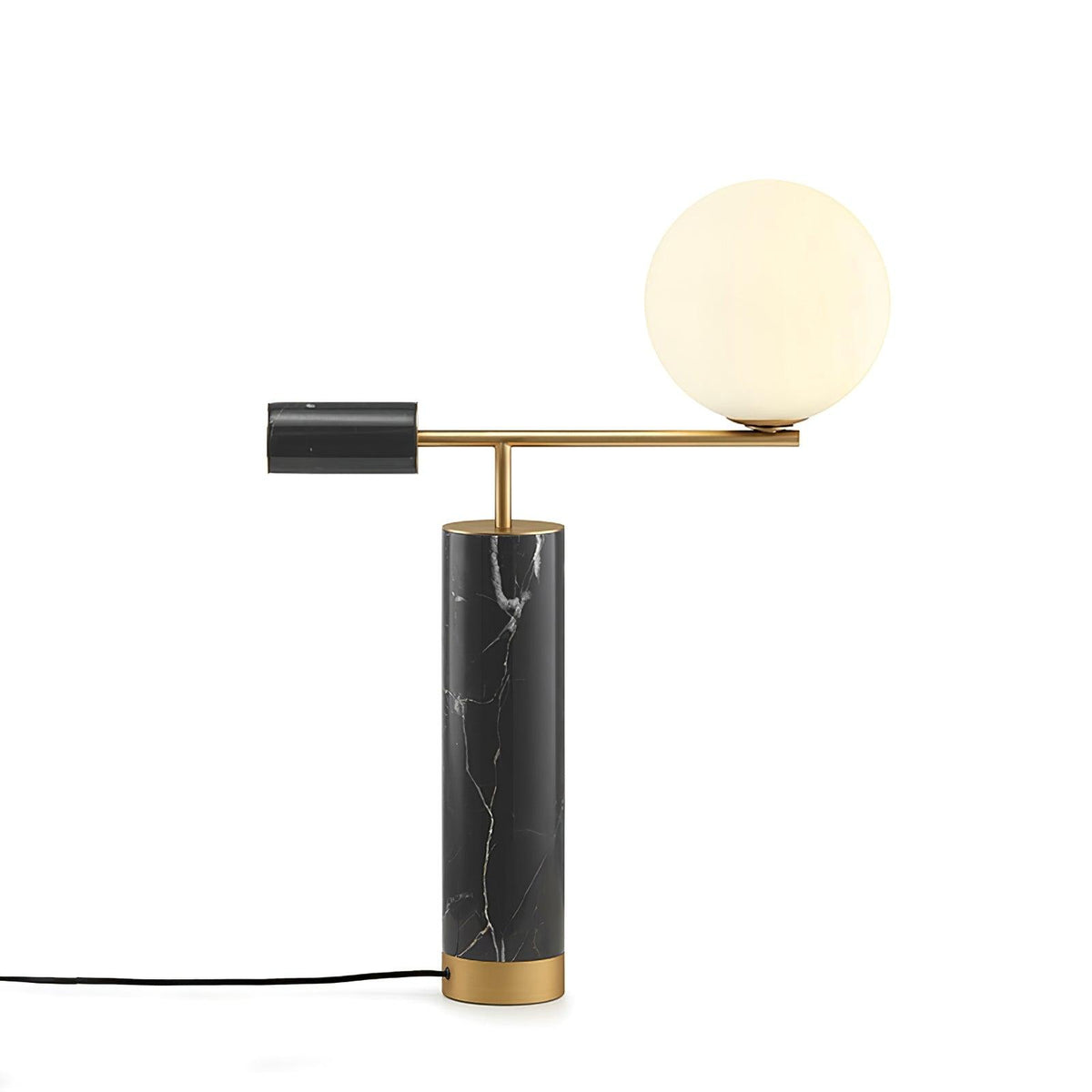 Vathayre minimalistyczna lampa stołowa z marmuru