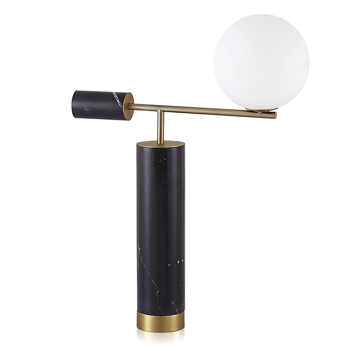 Vathayre minimalistyczna lampa stołowa z marmuru