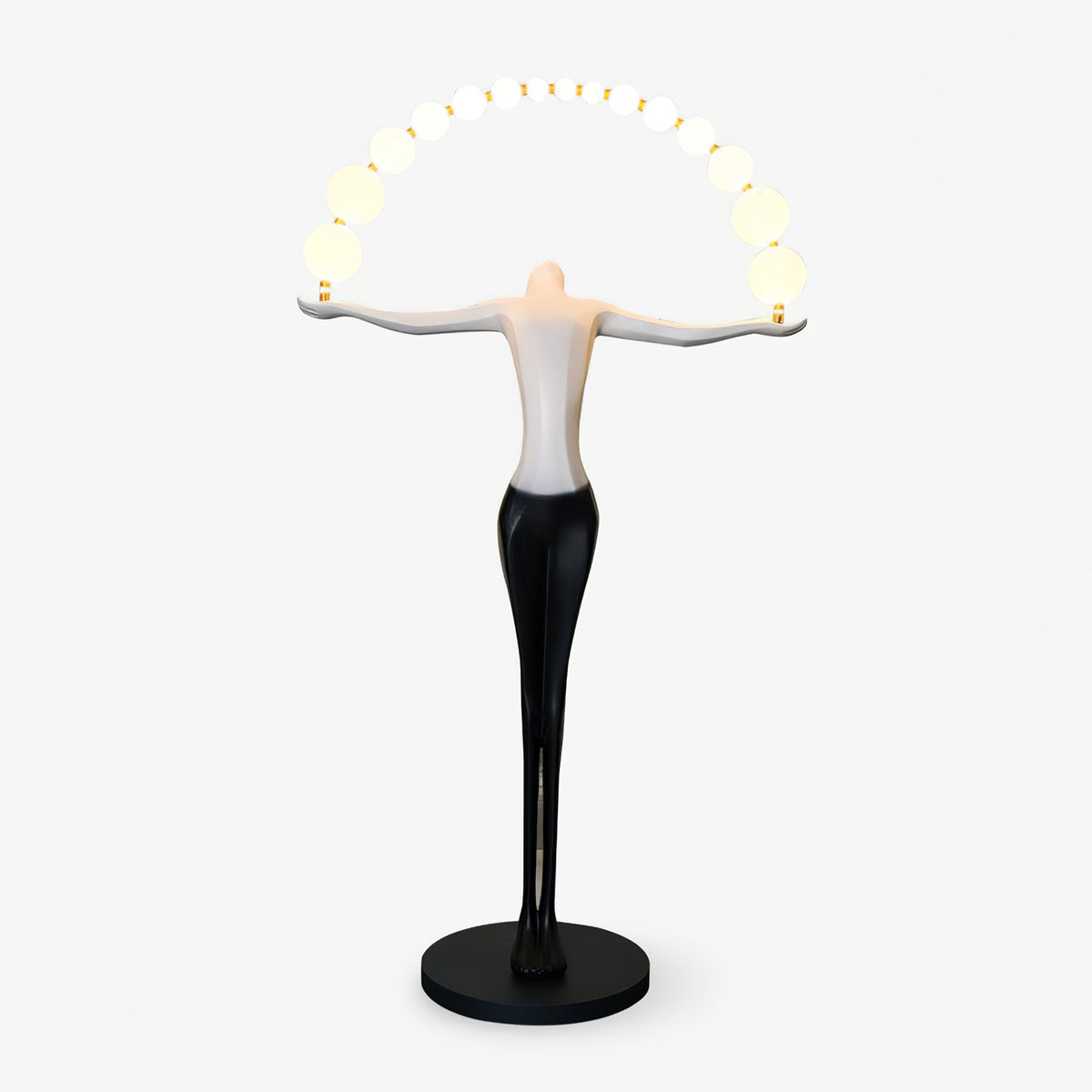 Luminara Gradient rzeźbiona zewnętrzna lampa stojąca