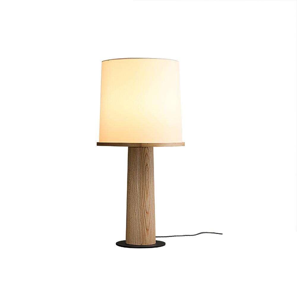Jennifer nowoczesna lampa stołowa z drewna