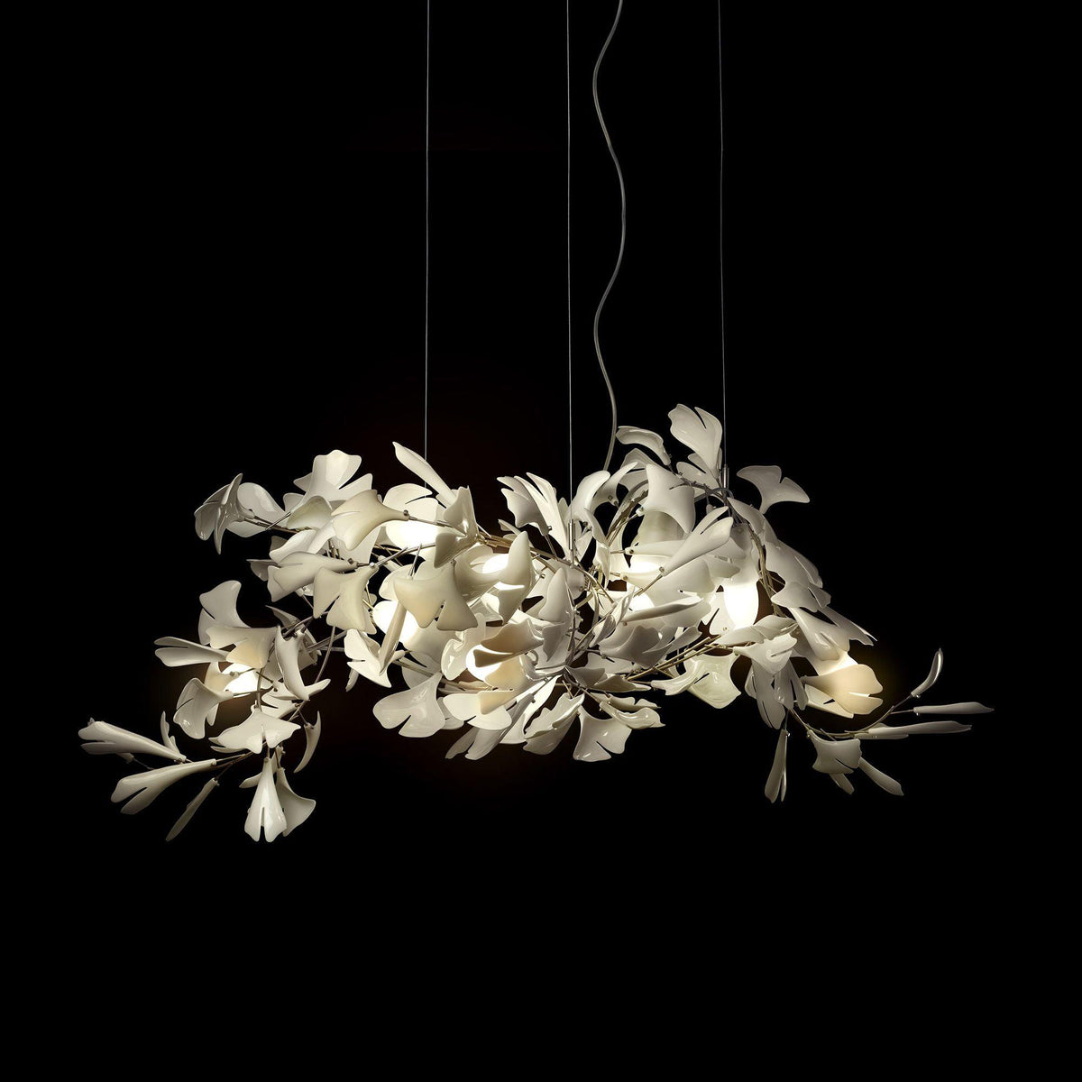 Ayla żyrandol Gingko Petal ceramika