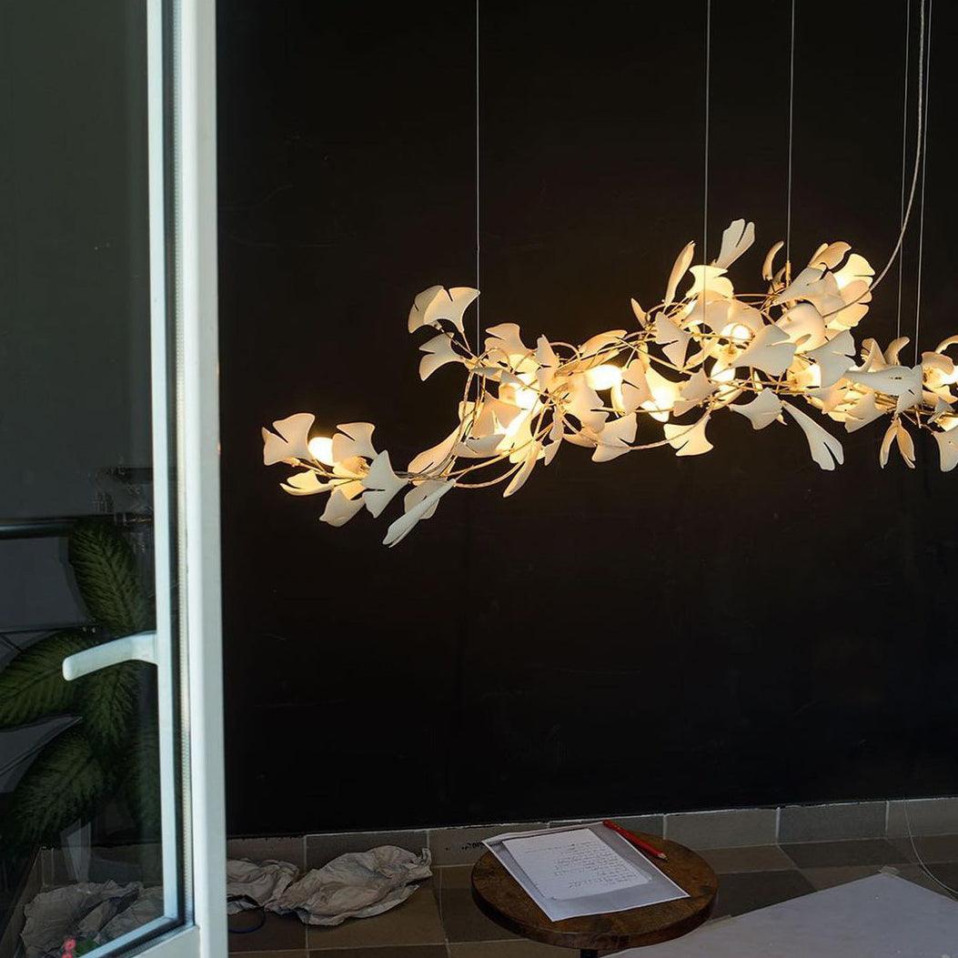 Ayla żyrandol Gingko Petal ceramika