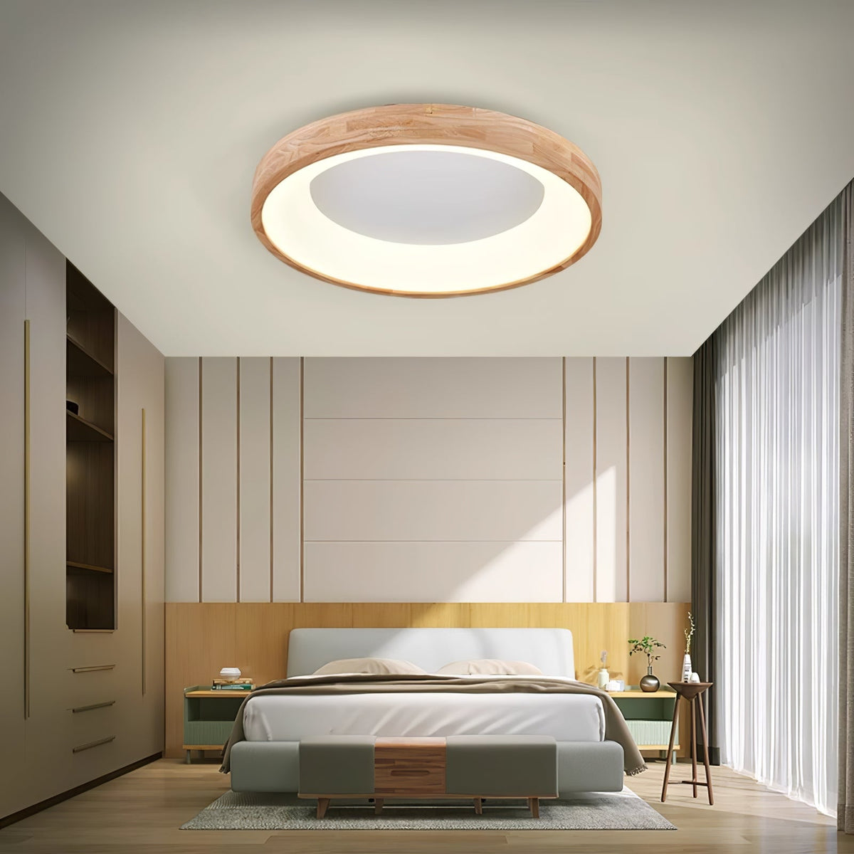 Uphae nowoczesna lampa sufitowa w stylu minimalistycznym ze szkła