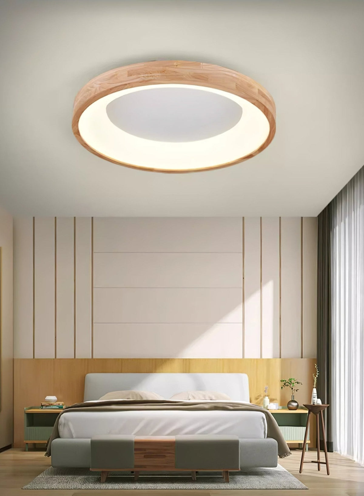 Uphae nowoczesna lampa sufitowa w stylu minimalistycznym ze szkła