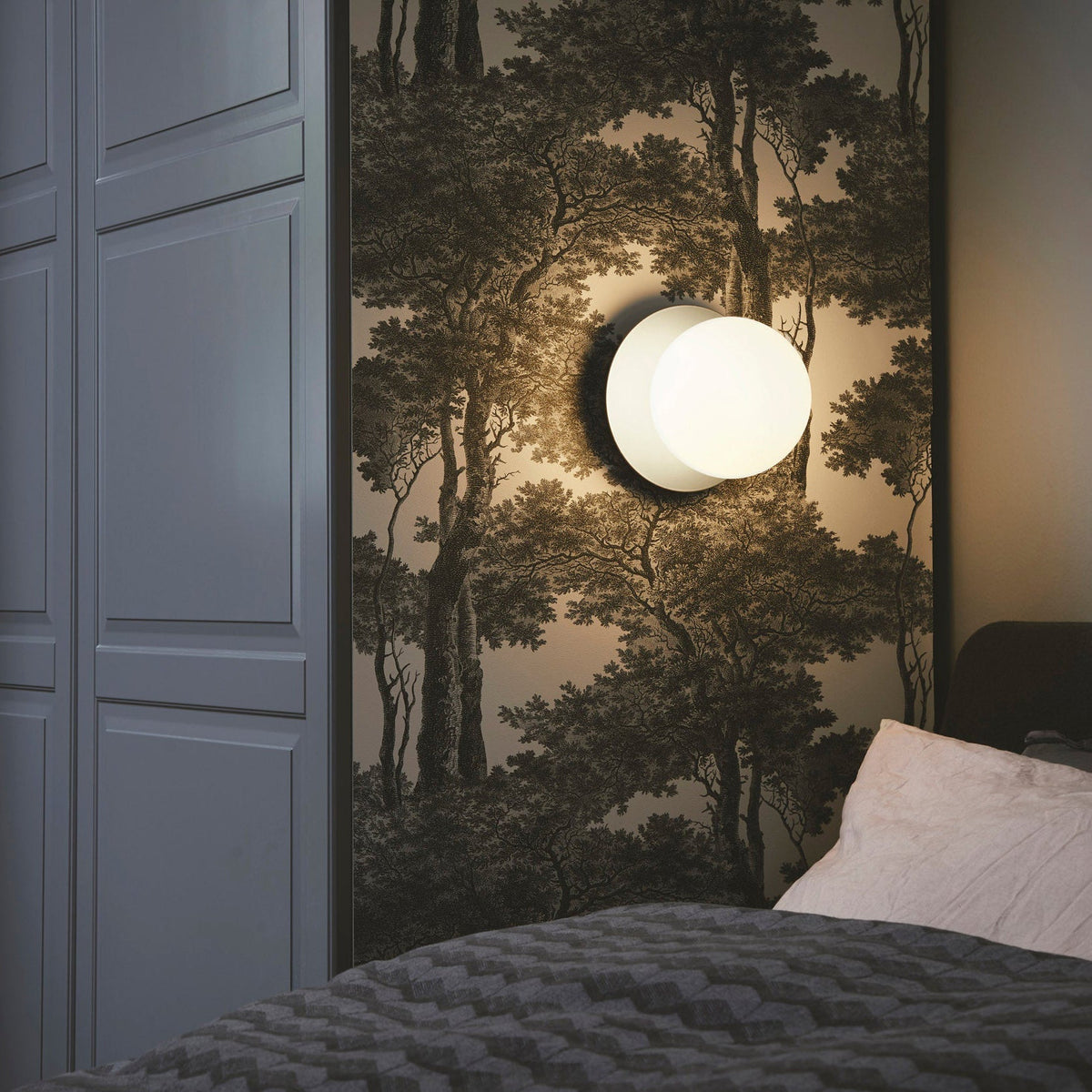 Nifte kinkiet kulisty ze szkła dmuchanego minimalistyczny