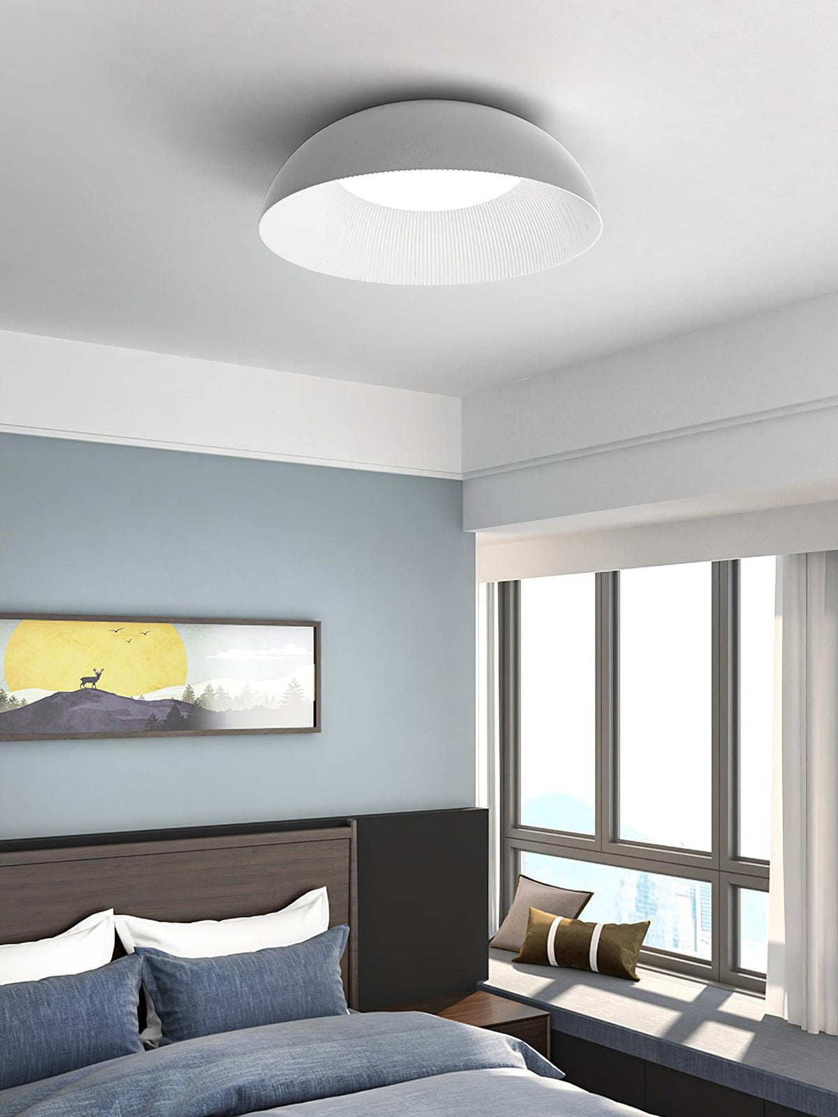 Dlux nowoczesna lampa sufitowa LED minimalistyczna