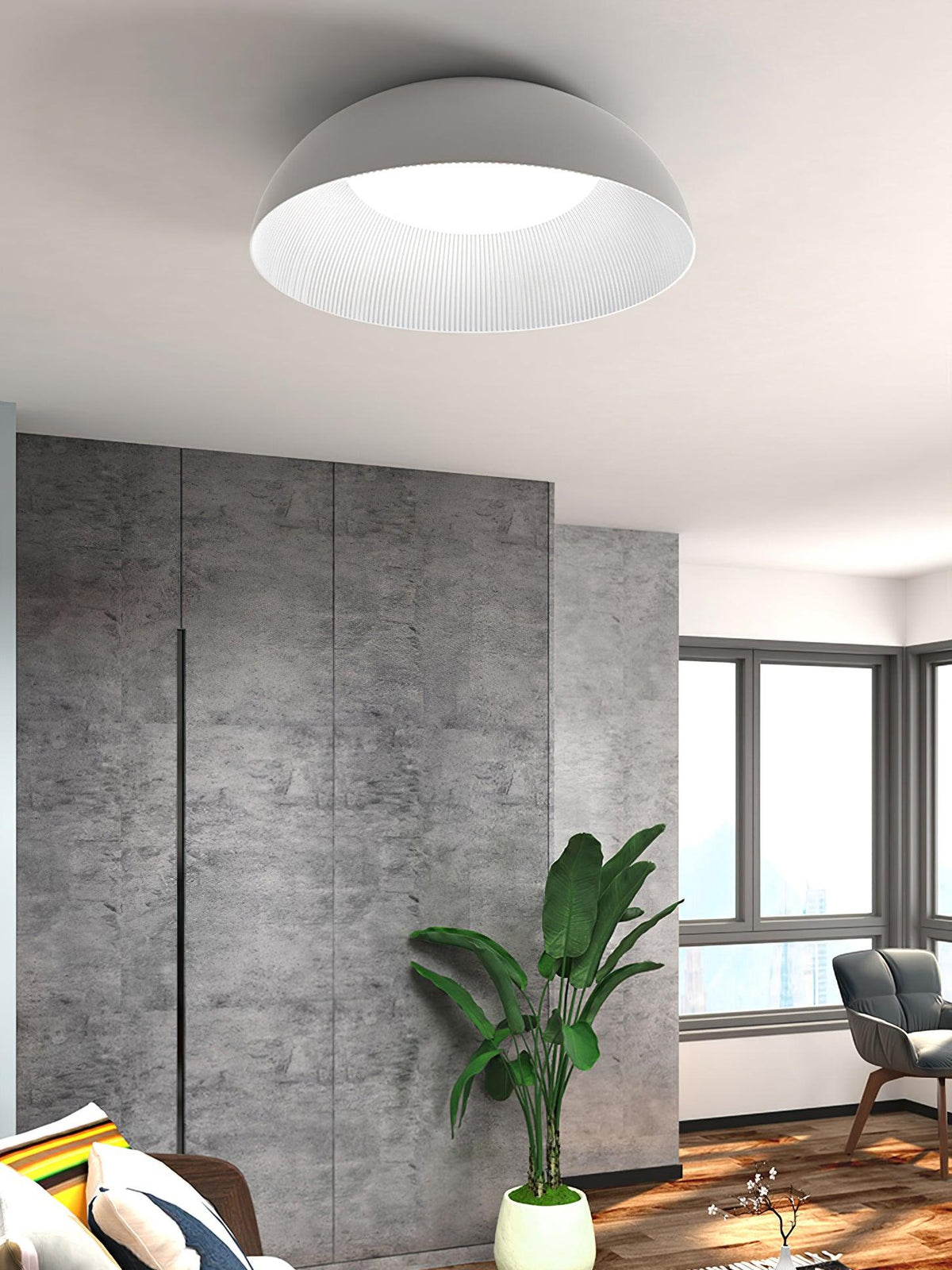 Dlux nowoczesna lampa sufitowa LED minimalistyczna