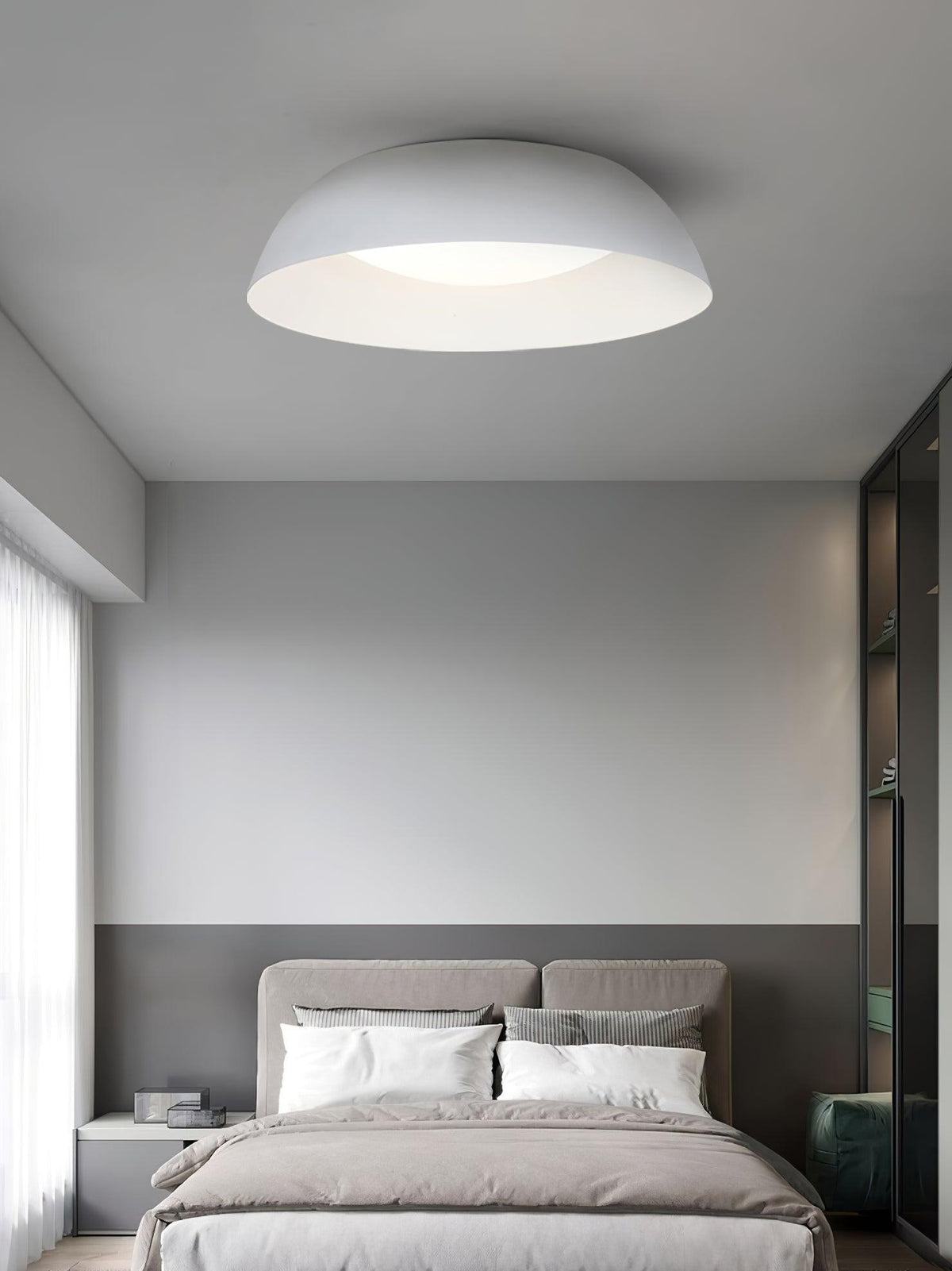 Dlux nowoczesna lampa sufitowa LED minimalistyczna