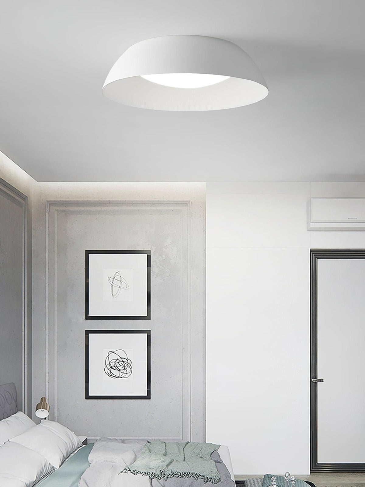 Dlux nowoczesna lampa sufitowa LED minimalistyczna