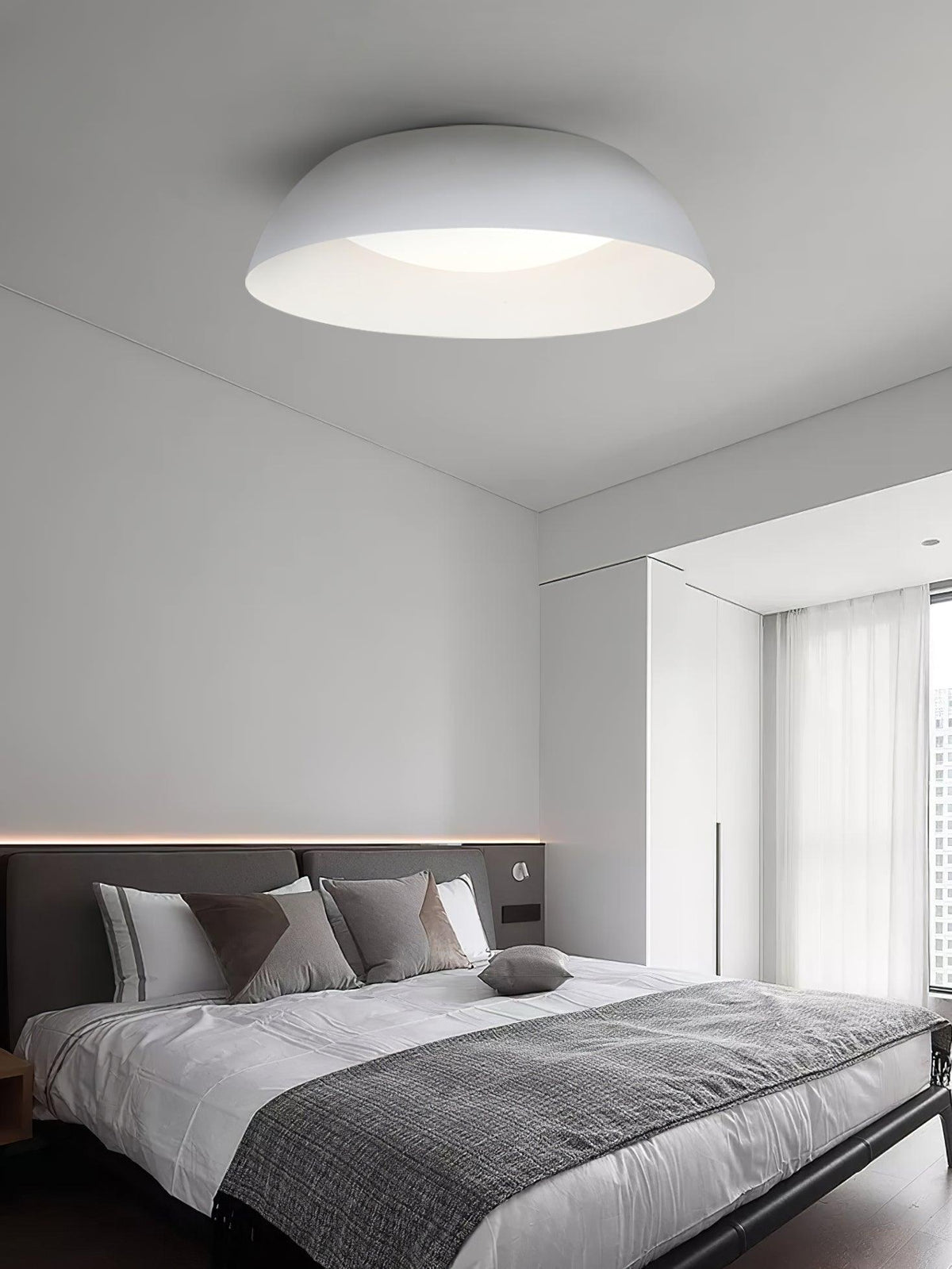 Dlux nowoczesna lampa sufitowa LED minimalistyczna