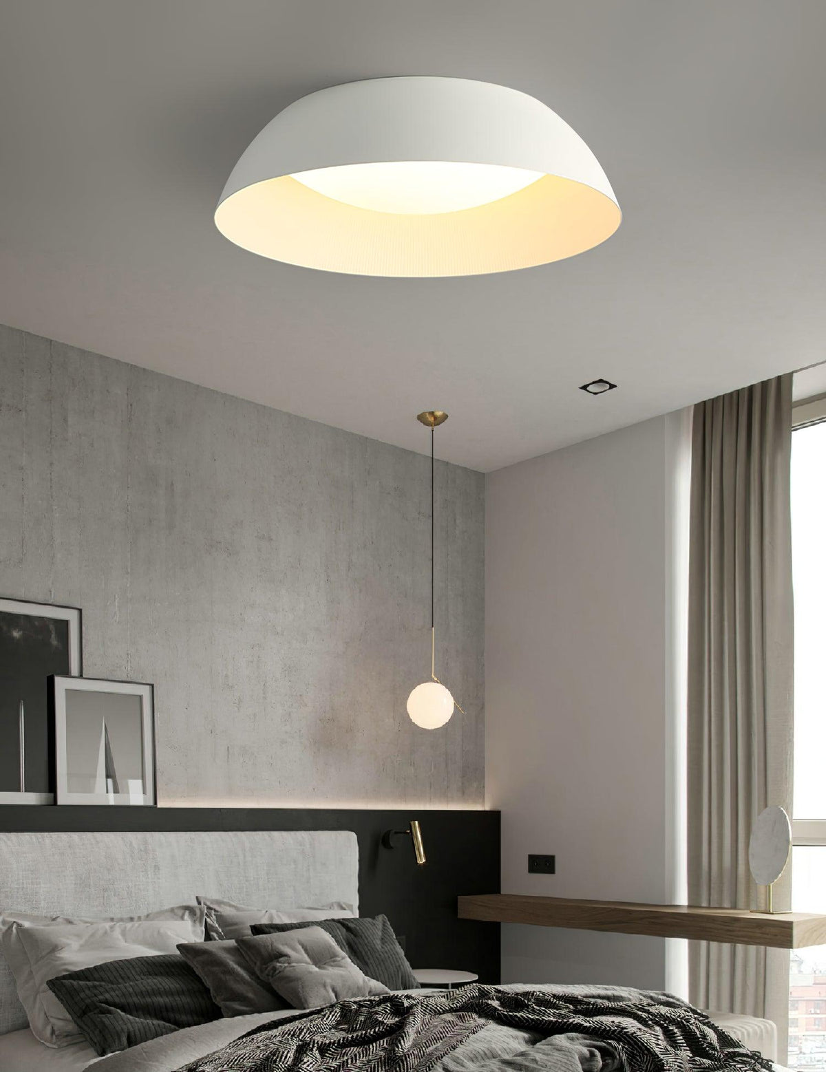 Dlux nowoczesna lampa sufitowa LED minimalistyczna
