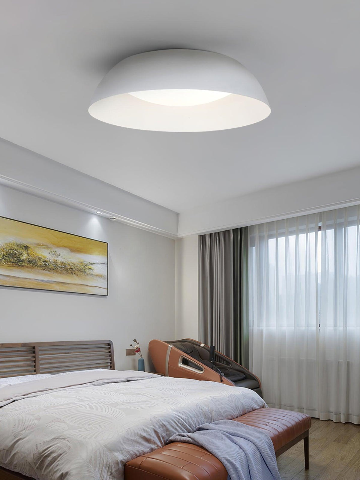Dlux nowoczesna lampa sufitowa LED minimalistyczna