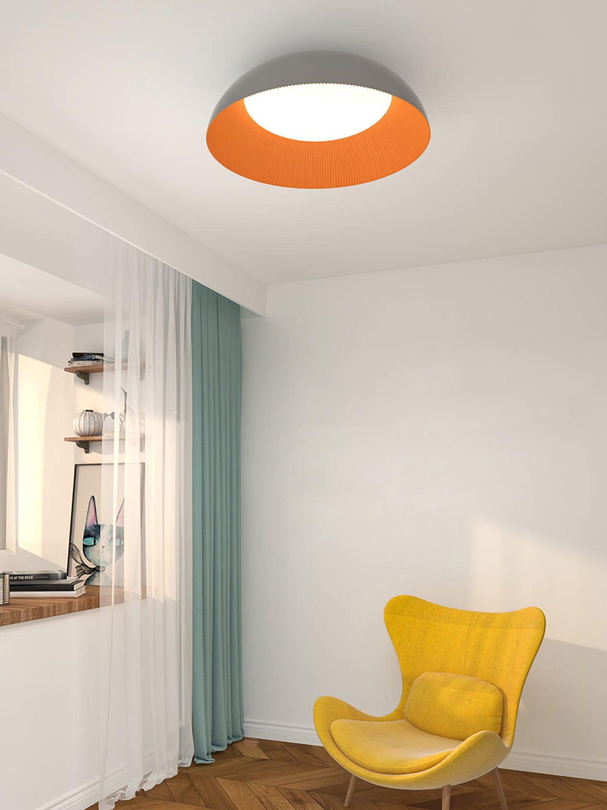 Dlux nowoczesna lampa sufitowa LED minimalistyczna
