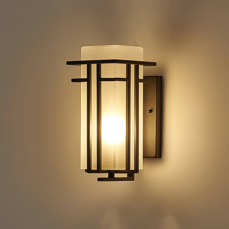 Wilen zewnętrzny kinkiet z żelaznej latarni retro