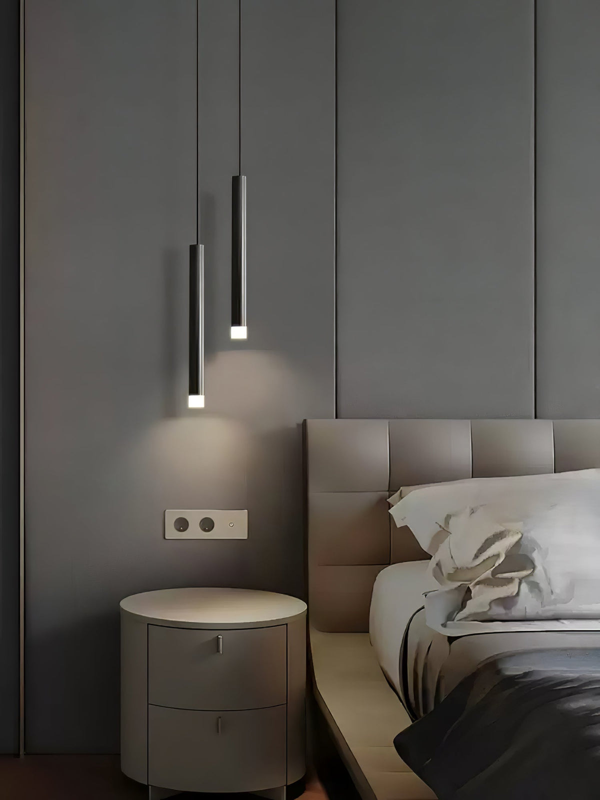 Cetheel nowoczesna minimalistyczna lampa wisząca ze złotej miedzi i akrylu