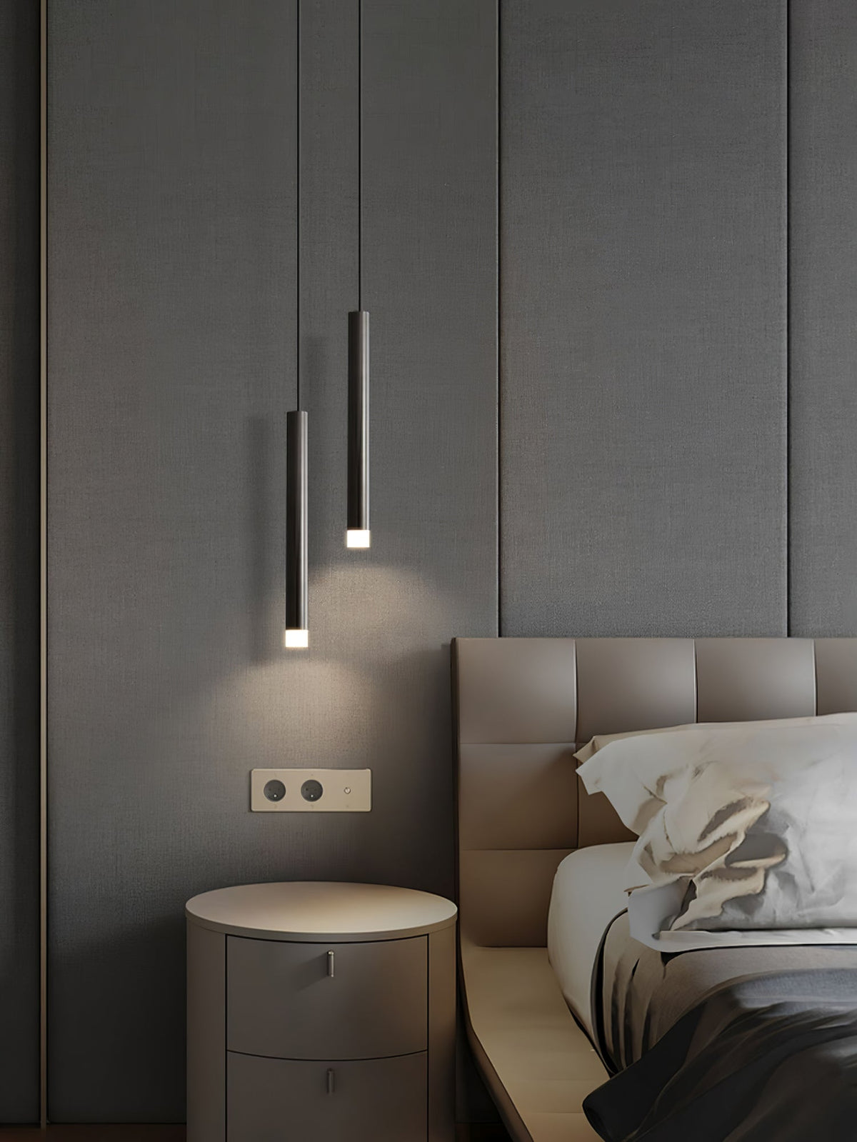 Cetheel nowoczesna minimalistyczna lampa wisząca ze złotej miedzi i akrylu