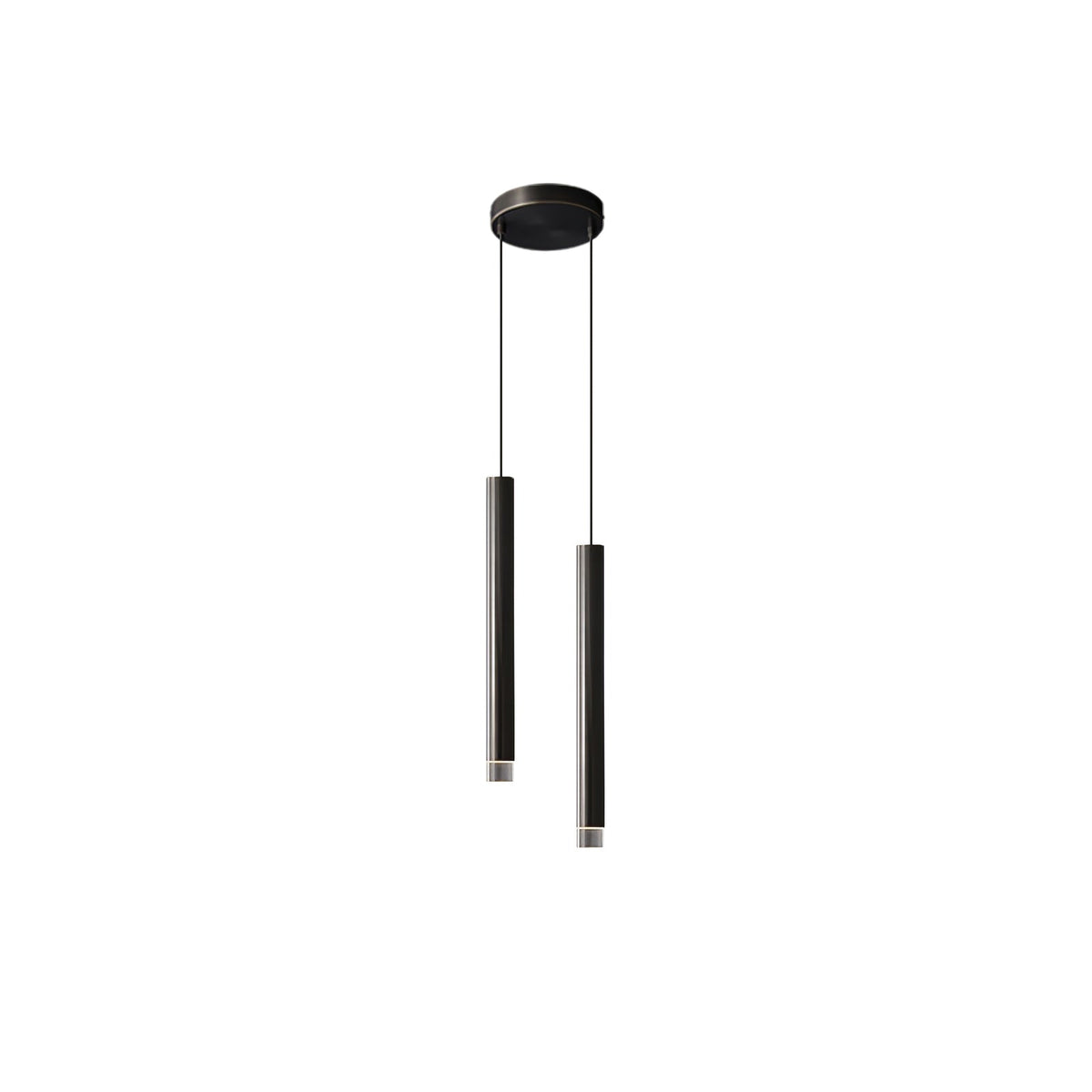 Cetheel nowoczesna minimalistyczna lampa wisząca ze złotej miedzi i akrylu