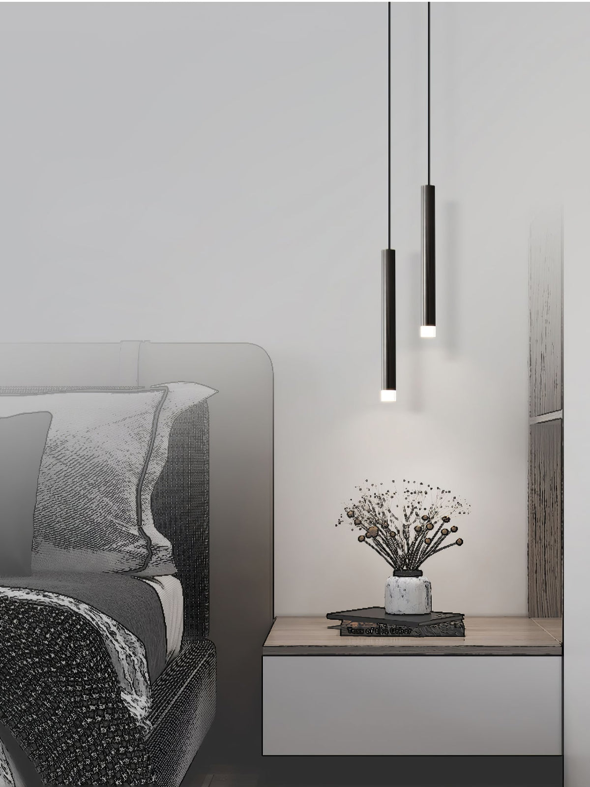 Cetheel nowoczesna minimalistyczna lampa wisząca ze złotej miedzi i akrylu