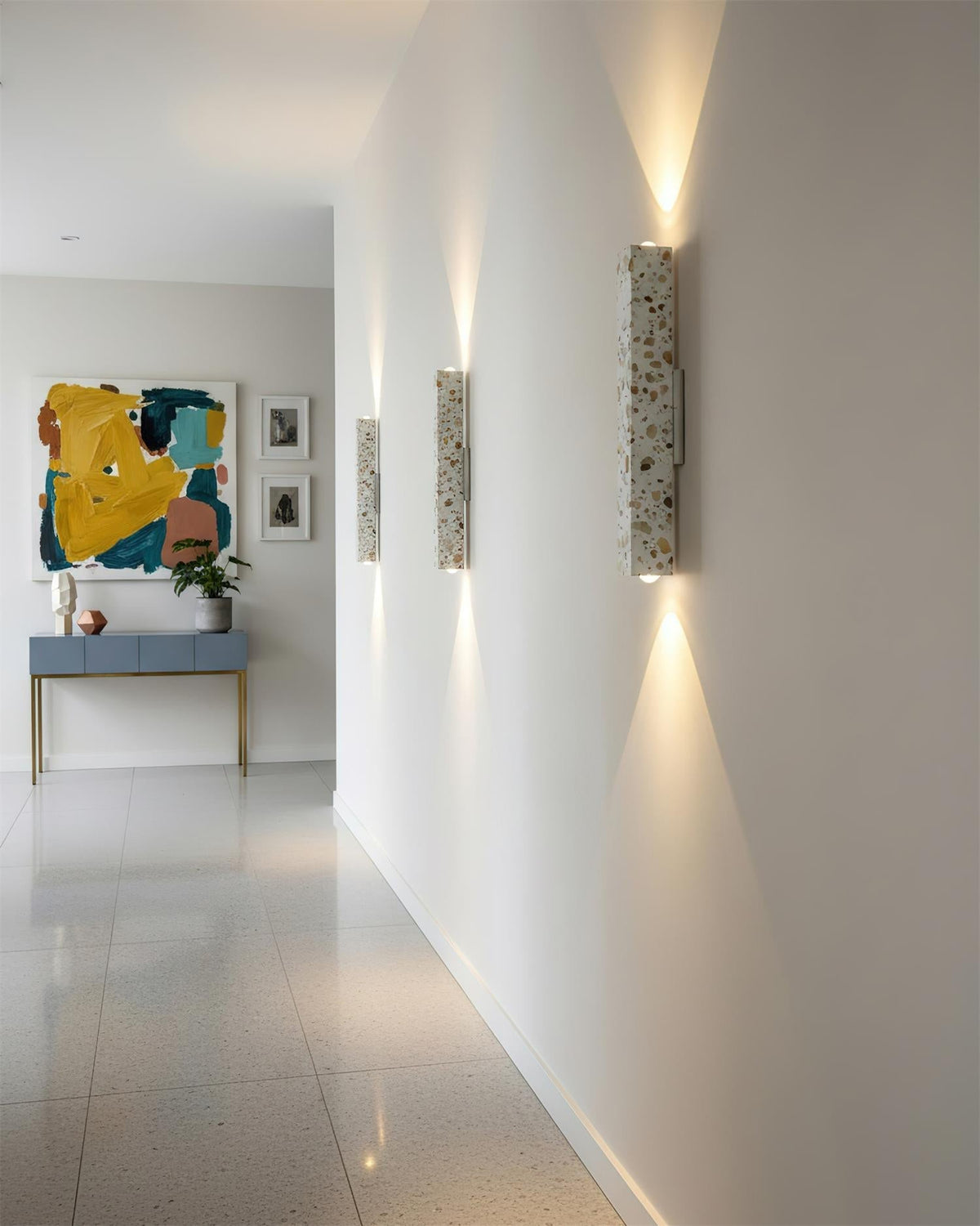 Renaelle kinkiet ze szkła Terrazzo