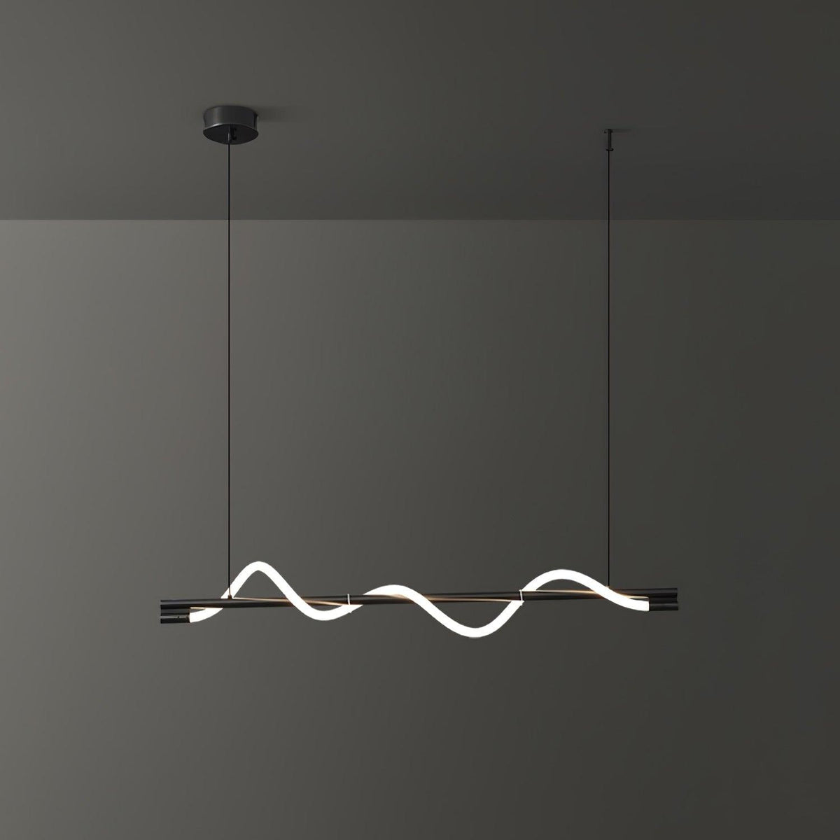 Lampa wisząca Pulse minimalistyczna z miedzi