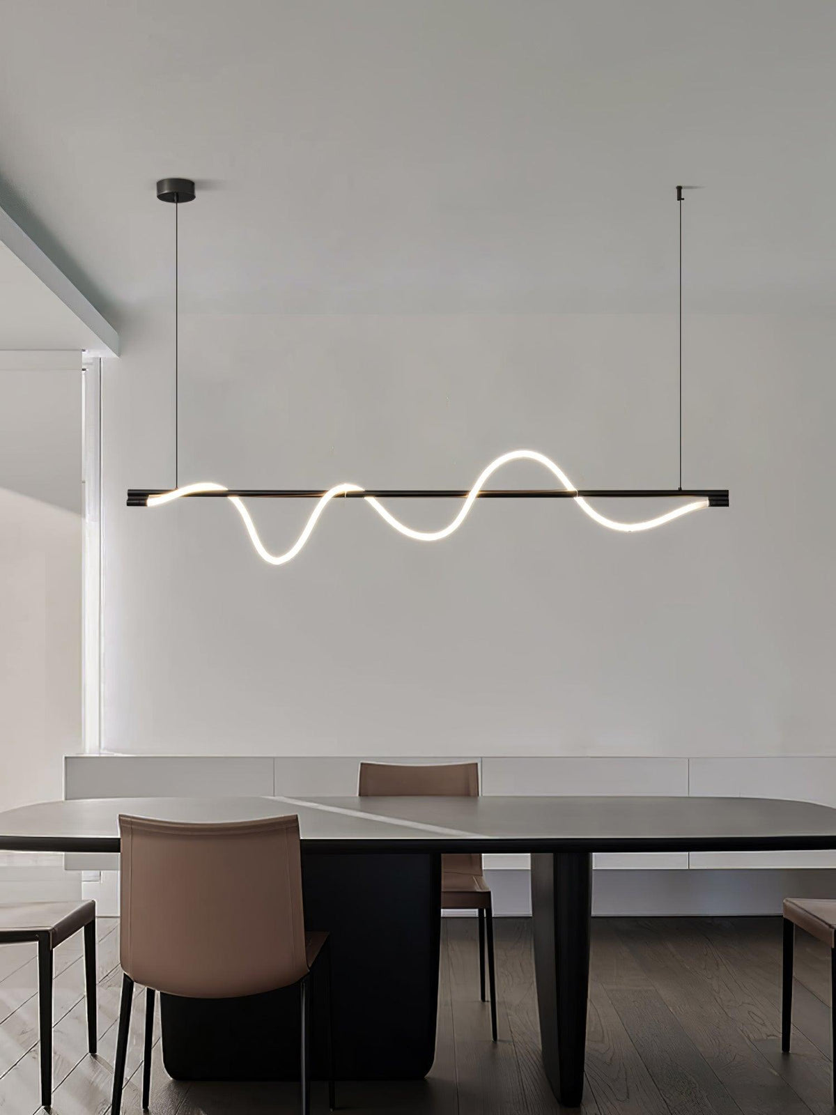 Lampa wisząca Pulse minimalistyczna z miedzi